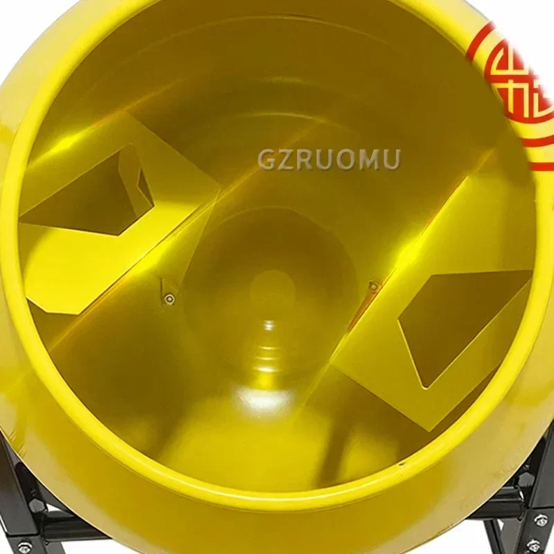 PM120L Concrete Blender, Multifunctional Vertical Cement Construction Mixer, Household Electric Feed & Fertilizer Mixing Machine