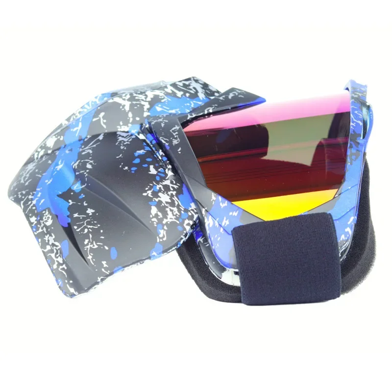 Motocross Goggles Adult Ski Goggles Removable Mask Glasses