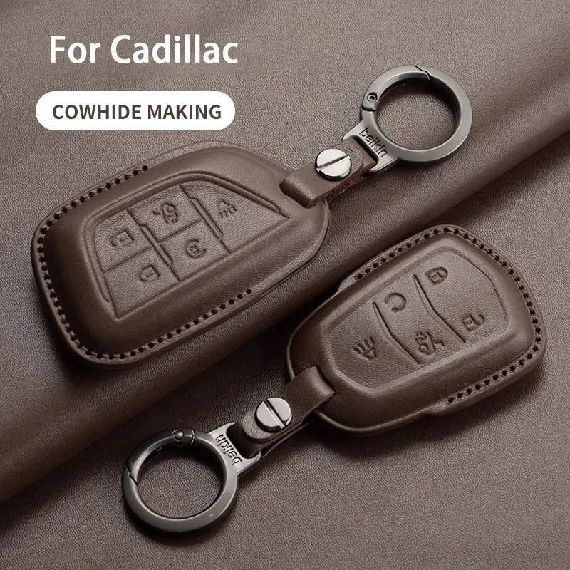 Leather Car Key Cas… - image