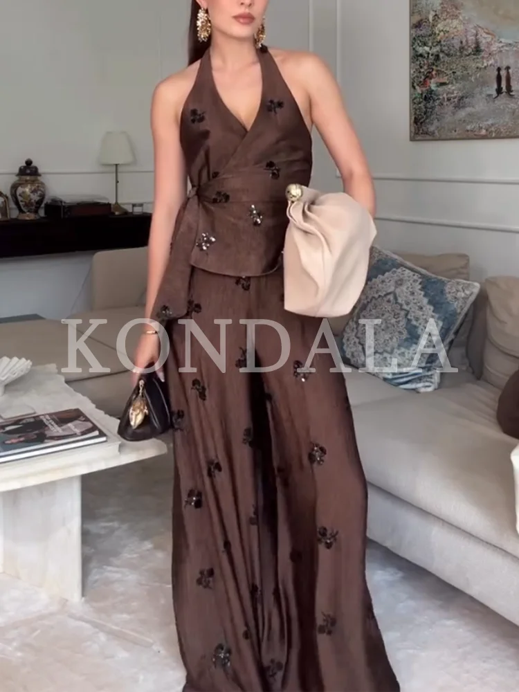 Thumbnail 3 - #11 Womens Wide Leg Pant Sets Deals & Discounts