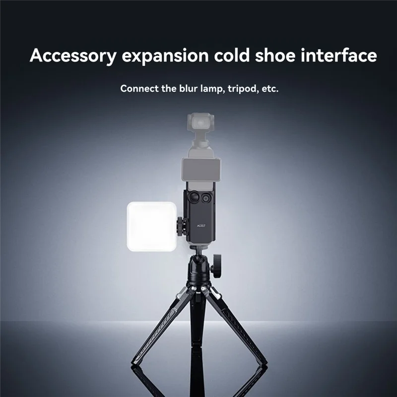 لجيب 3 تمديد محول تركيب ل DJI Osmo Pocket 3 اكسسوارات واقية قفص قوس حامل الميكروفون المشبك