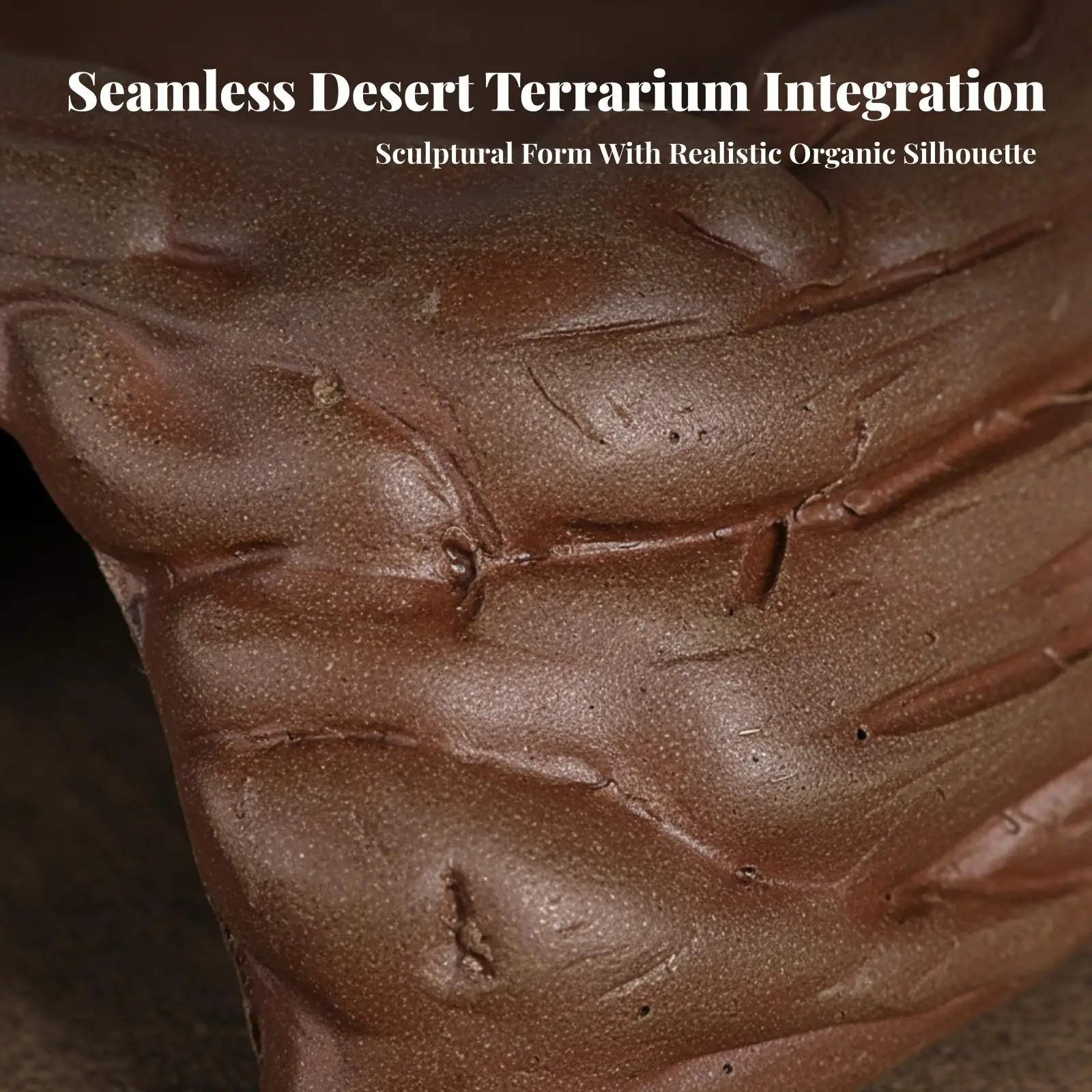 Humidity-Friendly Ceramic Hide Cave Multi-Functional Ceramic Hideout Cave