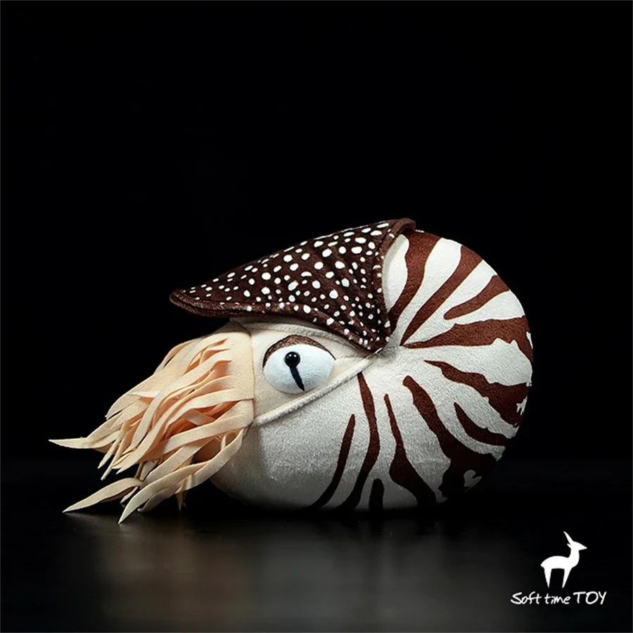 Nautilus High Fidelity Anime Cute Snail Plushie Conch Plush Toys Lifelike Animals Simulation Stuffed Doll Kawai Toy Gifts Kids