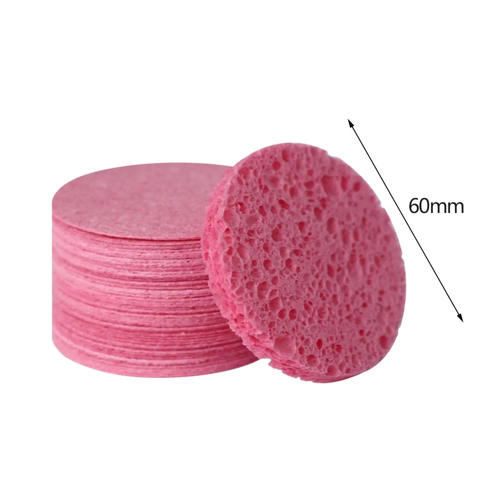Esponjas esfoliantes reutilizáveis para limpeza facial e remoção de mascaras