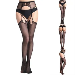 Herren Sissy Strümpfe Fisch netz transparente Dessous sehen durch hohle Mesh Unterwäsche erotische Strumpfhosen schlanke sinnliche Versuchung Body stocking