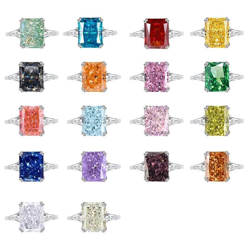 Women's S925 Silver Zircon Wedding Band Ring