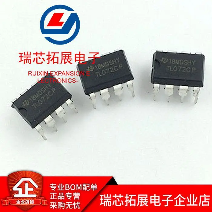 

30pcs original new TL072CP DIP-8 Texas dual operational amplifier TL072