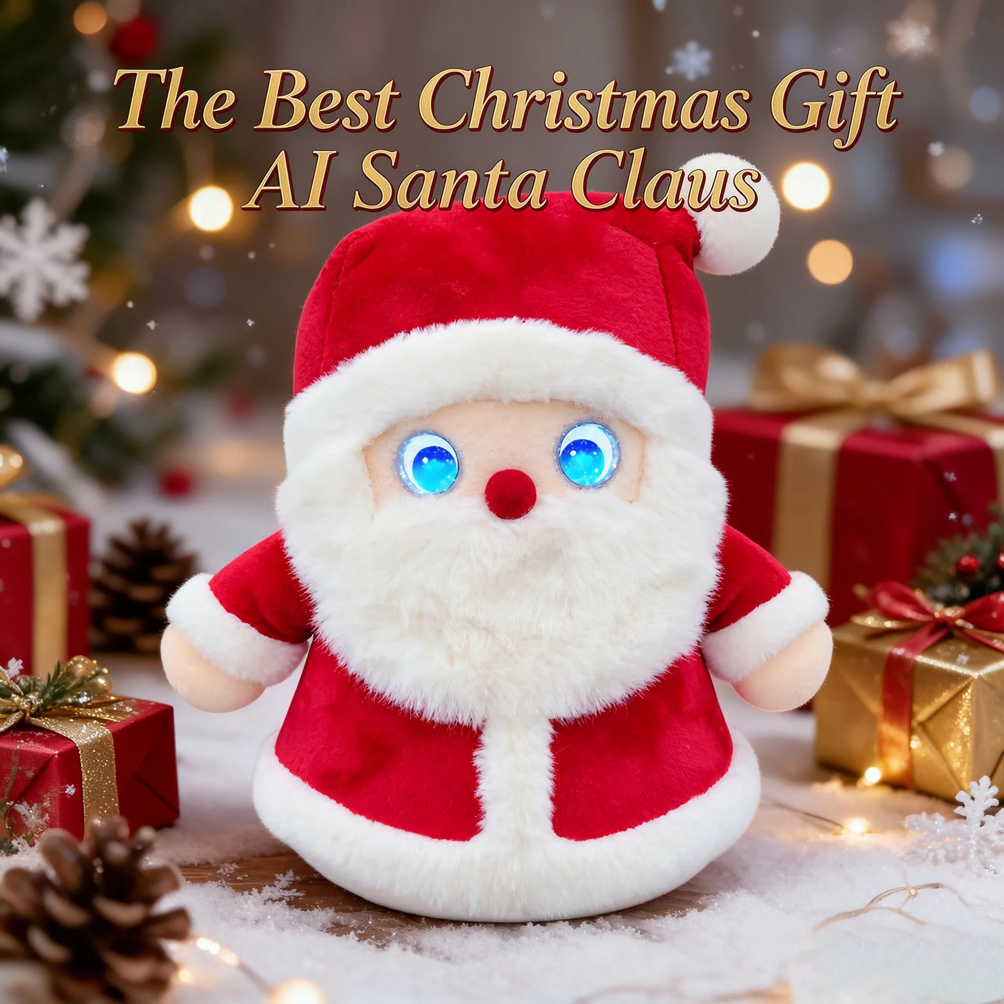 AI Plush toy Christmas series, Soft and adorable,intelligent conversation chat, encyclopedia answers, children's gift