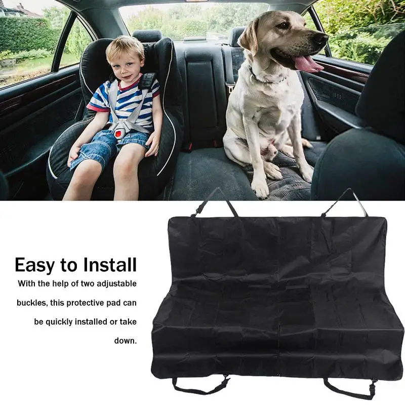 Back Seat Cover For Dogs Waterproof Scratchproof Nonslip Hammock Durable  Rear Seat Protection For Cars Trucks SUVs