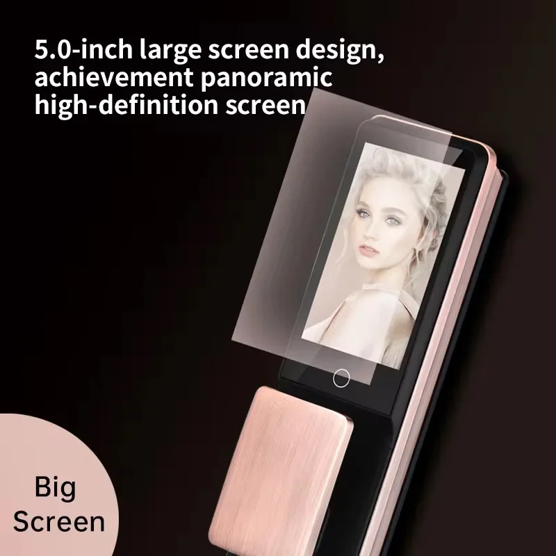 Tuya 3D Face Video Intercom With Camera Outdoor Gate Cerradura Inteligente Smart Home Locks Security Fingerprint Smart Door Lock
