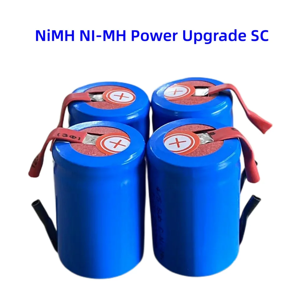 New 4/5SC SC Sub C li-ion Li-Po Lithium Battery High-Discharge 1.2V 2800mAh Rechargeable Ni-MH Batteries With Welding Tabs