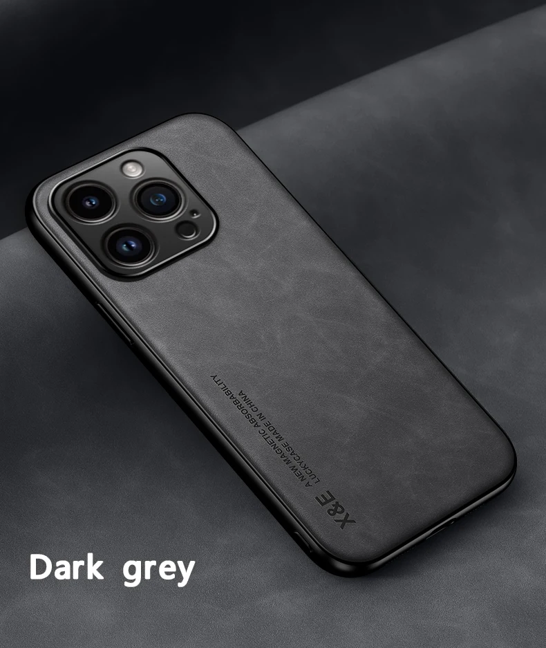 For iPhone 16 Pro Skin Feel Matte Leather Phone Case Soft Back Cover Funda For iPhone 16 Pro Protector чехол image 5