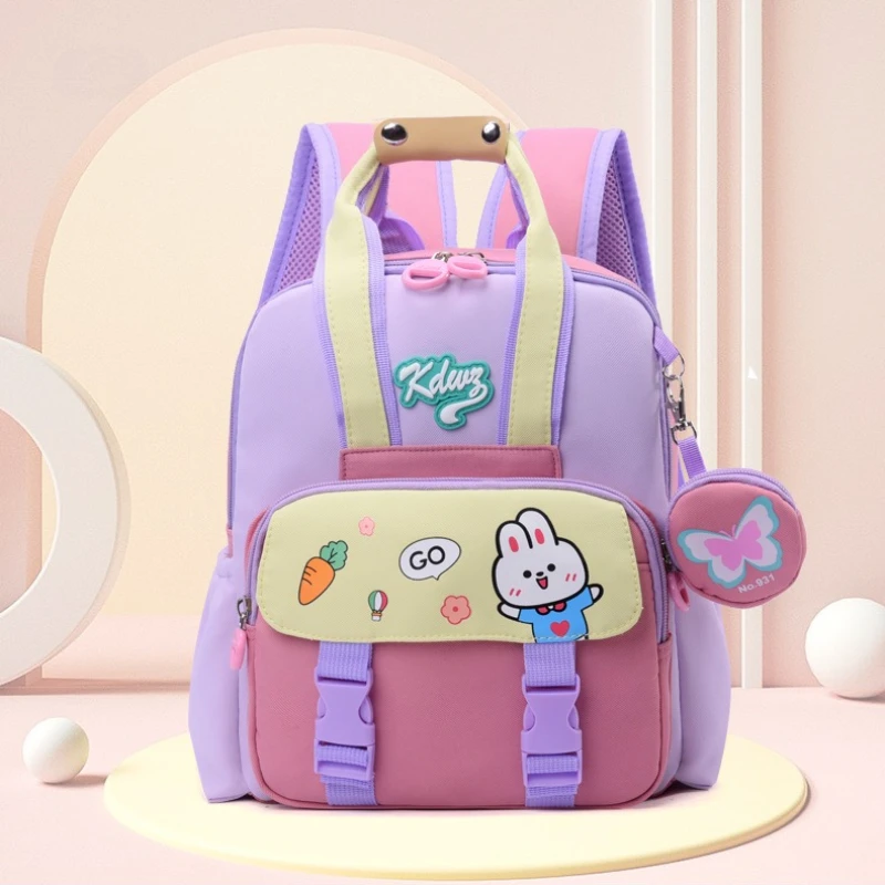2025 New Kids Backpack Children School Book Bags for Boys Cute Astronaut Rabbit Girls Fashion Kindergarten Backpack Lightweight