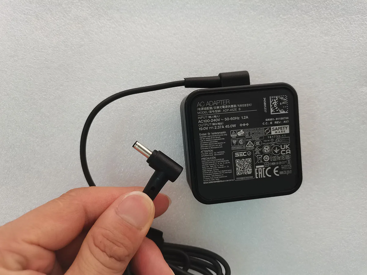 OEM 2.37A 19V ADP-45ZE B 4.0มม. สำหรับ Asus 45W A416J โน้ตบุ๊คซีรีส์เดิม puryuan Rev: อะแดปเตอร์ AC A03