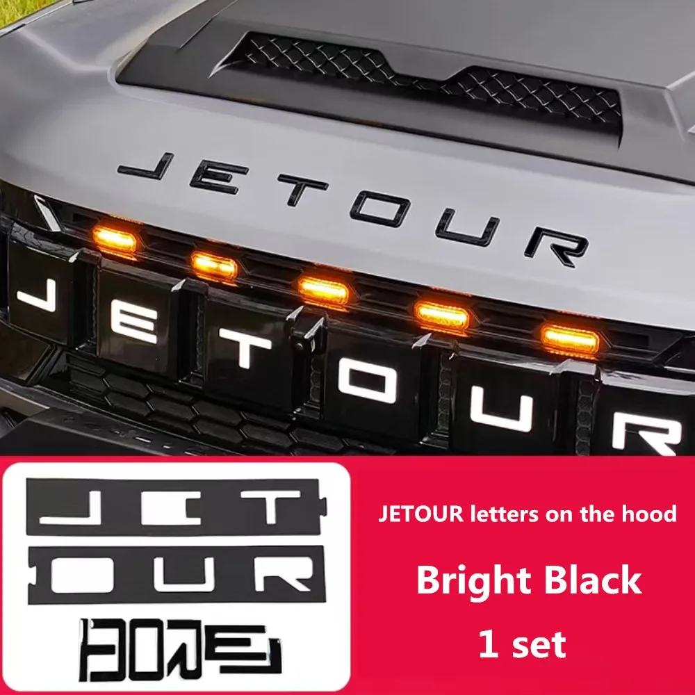 For T2 Jetour Traveler Spare Tire Letter Label And Tail Label Modification Of Car Appearance Accessories