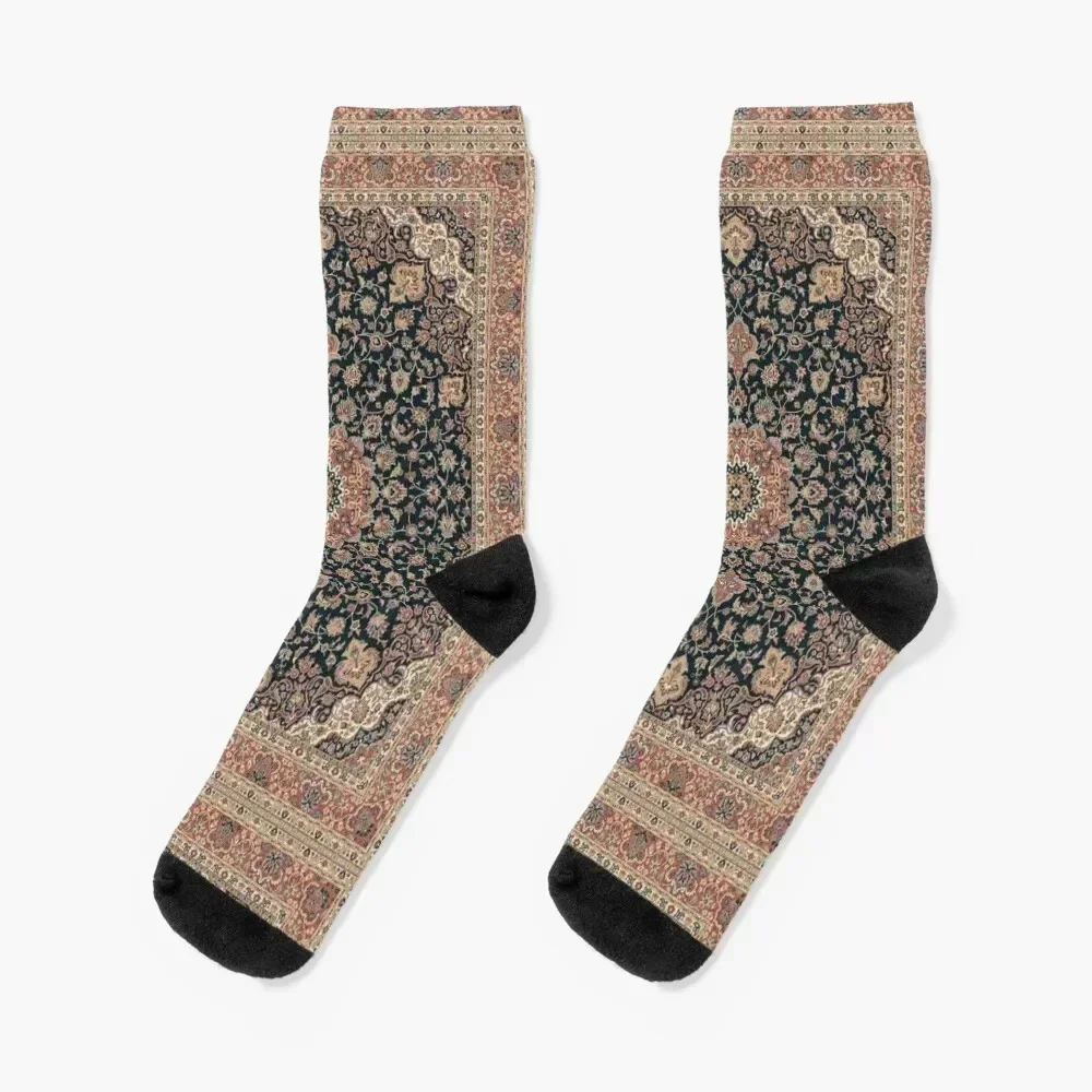Antique Persian rug Socks Stockings anime happy floor Men Socks Luxury Brand Women's