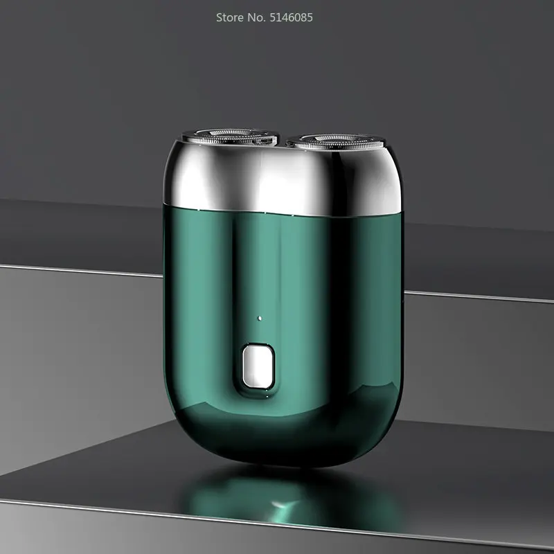 ماكينة حلاقة كهربائية صغيرة USB اللحية المتقلب الحلاقة المحمولة ماكينة حلاقة صغيرة الترددية شفرة حلاقة قابلة للغسل للرجال الحلاقة