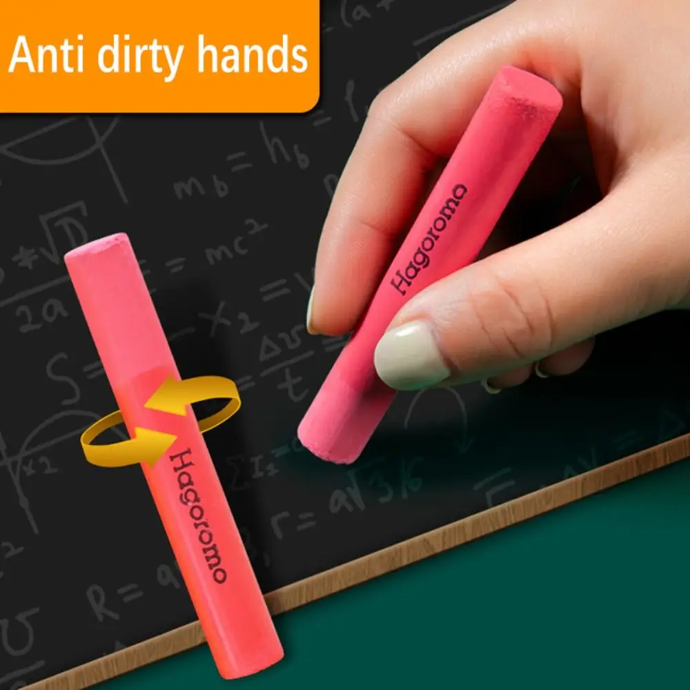 Writing/Coloring Dust-free Chalk High-quality Blackboard Write Tool Adjustable Powder Sticks White/Multicolou Chalk Protector