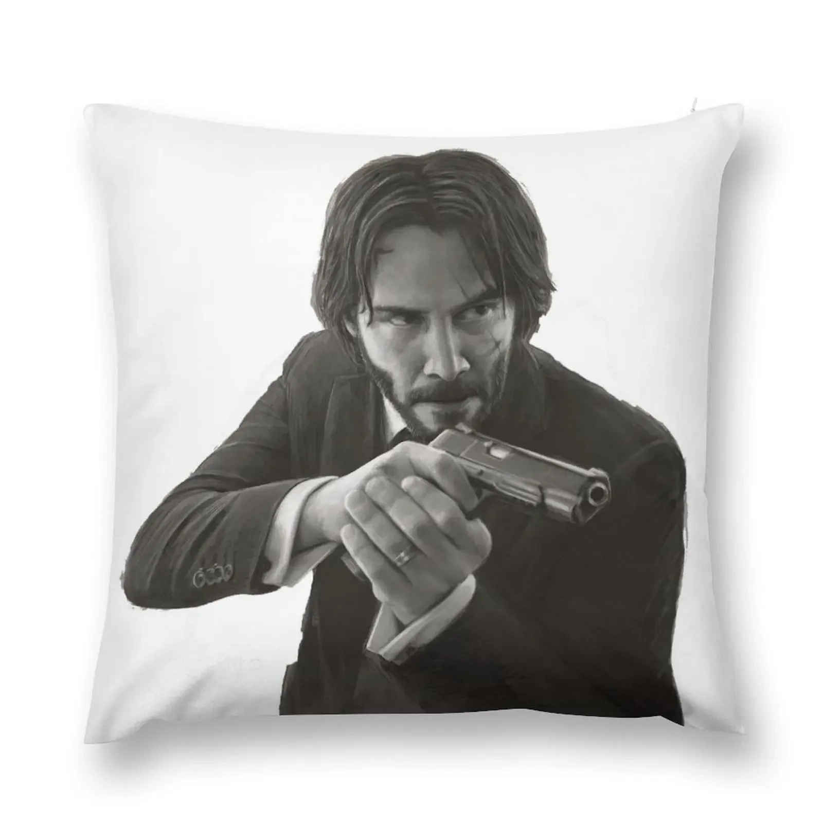 John Wick Throw Pillow Cushions Christmas Pillow Covers christmas supplies pillowcases for sofa cushions pillow