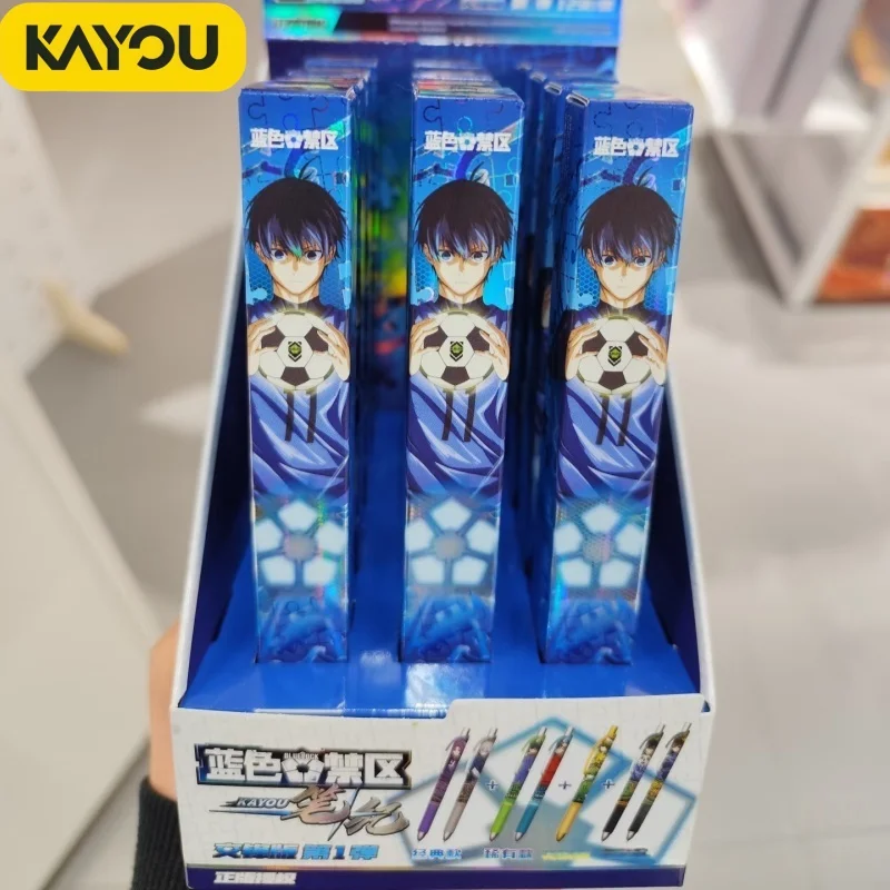 

Kayou Blue Lock Official Retractable Gel Pen 0.5mm Battle Version First Edition Blind Box Student Stationery Writing Signing Pen