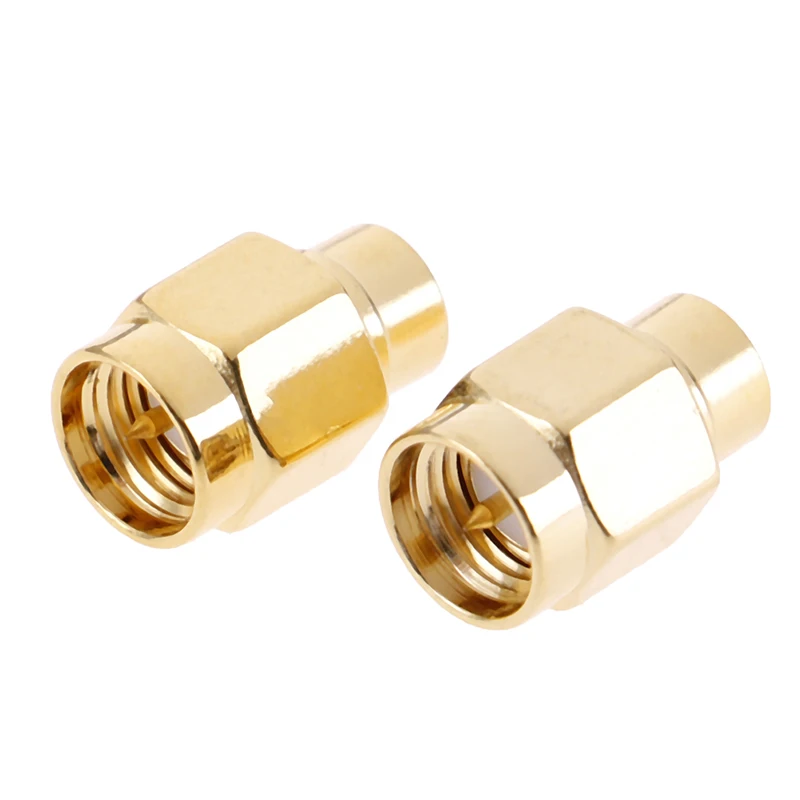 2pcs Load Termination SMAJ Plug 2W 6GHz 50 Ohm SMA Male RF Coaxial Termination Dummy Load Gold Plated Cap