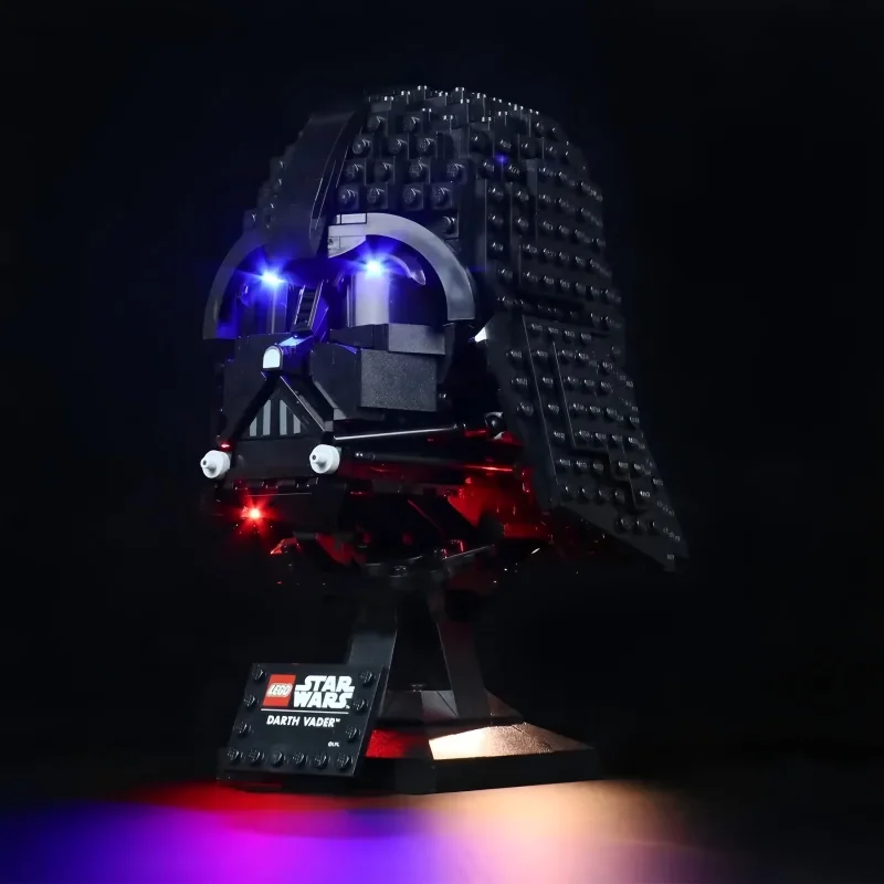 DIY LED Light Kit For LEGO 75304 Helmet Building Blocks Set Toy( Only LED Light,Without Blocks Model)