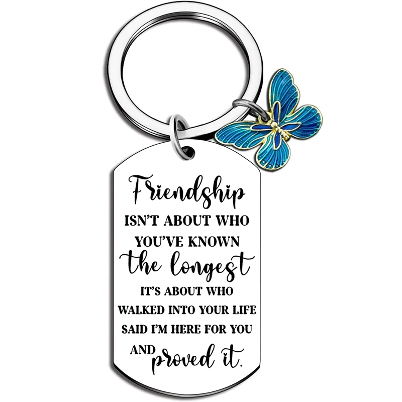 Funny Keychain Friendship Gifts Friends BFF Bestie Gifts Gifts For True Friends For Girls Sister Bestie Female Birthday Gifts