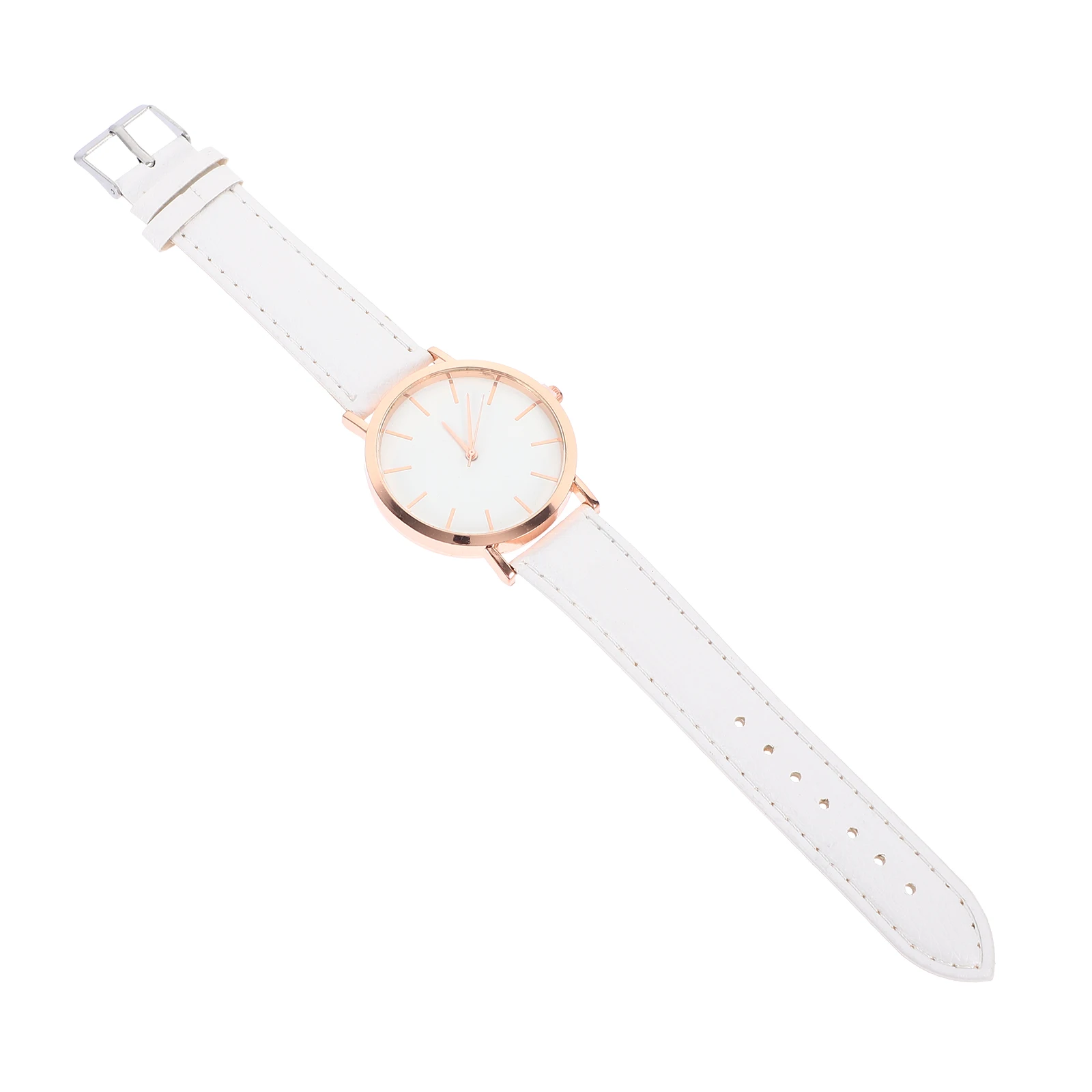 ساعة كوارتز بحزام نسائي من البولي يوريثان، ساعة نسائية مريحة وخفيفة الوزن، ساعات هدايا مزخرفة للنساء هدية عيد ميلاد