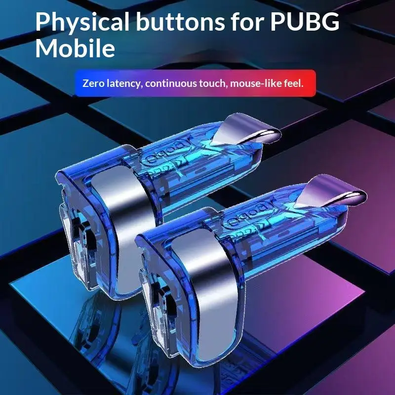 K03 4 Finger Mobile Game Trigger PUBG Gamepad Aim Shoot L1 R1 Buttons For Phone