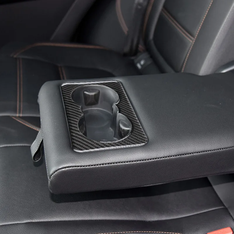 

For Jaguar 16-20F-PACE X761 carbon fiber gear rear drainage cup frame decoration sticker car interior