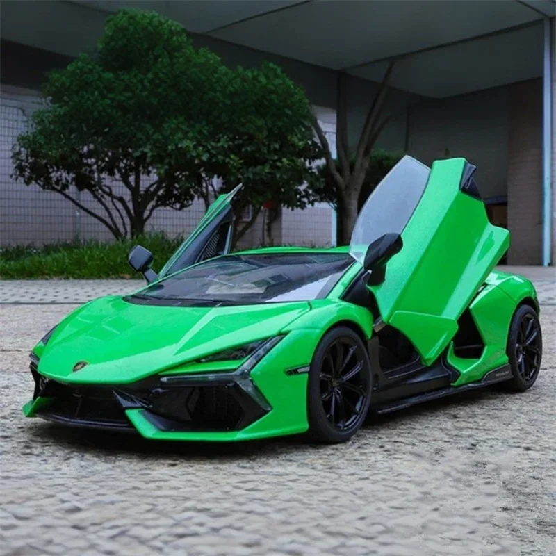 

1/18 Scale Revuelto 2025 Alloy Car Model Diecast Metal Hybrid Supercar High Simulation with Light & Sound Hobby Display Gift