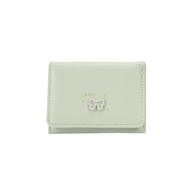 محفظة نسائية جديدة للنساء قصيرة بسيطة طالب متعددة بطاقة الدب حامل بطاقة سعة كبيرة حافظة للبطاقات محفظة نسائية للعملات المعدنية فتاة C287