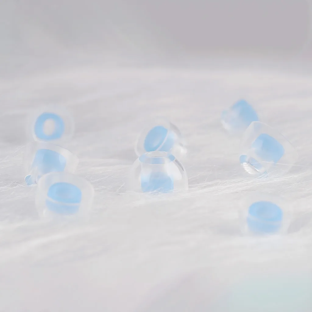 NiceHCK C04 أطراف أذن من السيليكون السائل عازلة للضوضاء ناعمة توسيع مرحلة الصوت طبقات واضحة أطراف الأذن لـ NX8 Himalaya Que