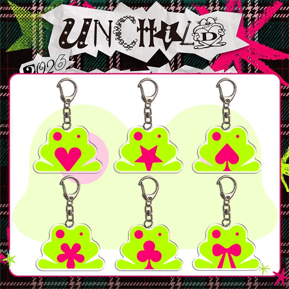 Nuovo Portachiavi In Acrilico Unchild, Ciondolo Creativo Unchild, Accessori Per Borsa Yeeun Heekie Tina AKO Haeun, Regalo Per Fan-image