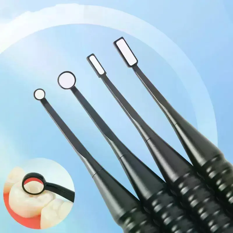 

Dental Micro Mouth Mirror Reflector With Detachable Handle Disinfectable Autoclavable Odontoscope Multifunction Checking Tools