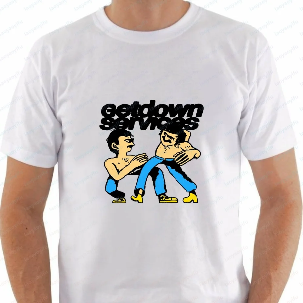 Korean-style Review of Men's Clothing - GETDOWN SERVICES - Short-sleeved Men's and Women's Round-neck Comfortable T-shirts