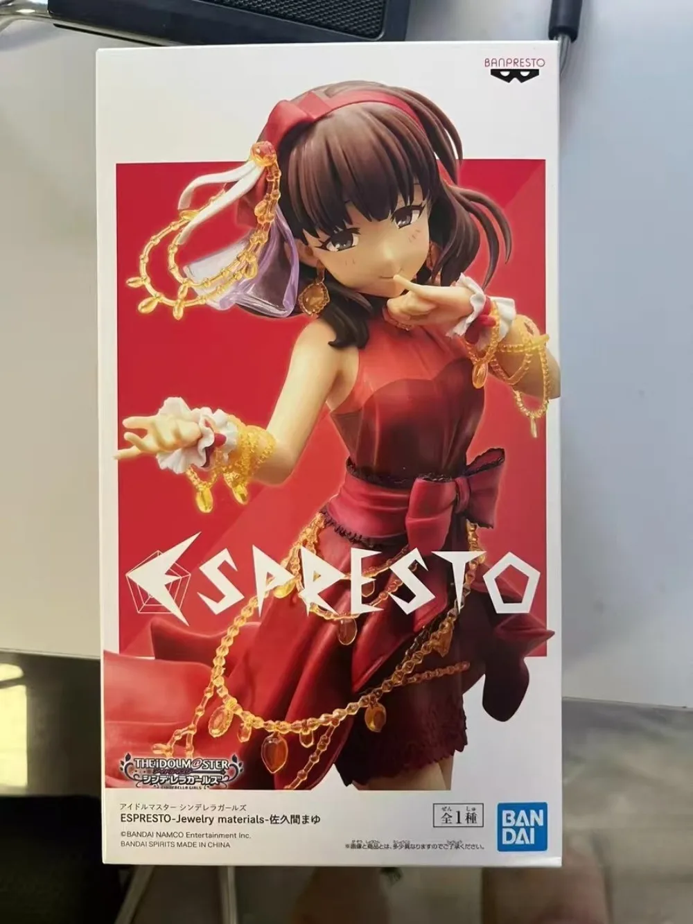 

В наличии оригинальные Bandai Banpresto The Idolmster Sakuma Mayu, аниме-фигурки, модель игрушки, настольный орнамент, коллекция подарков