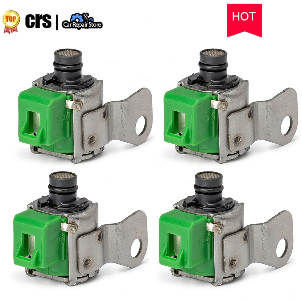 

4PCS Transmission Control Solenoid For Toyota Corolla Matrix 1.8L 2003-2008 Replacement A245 A245E A246E 35250-12020 35250 12020