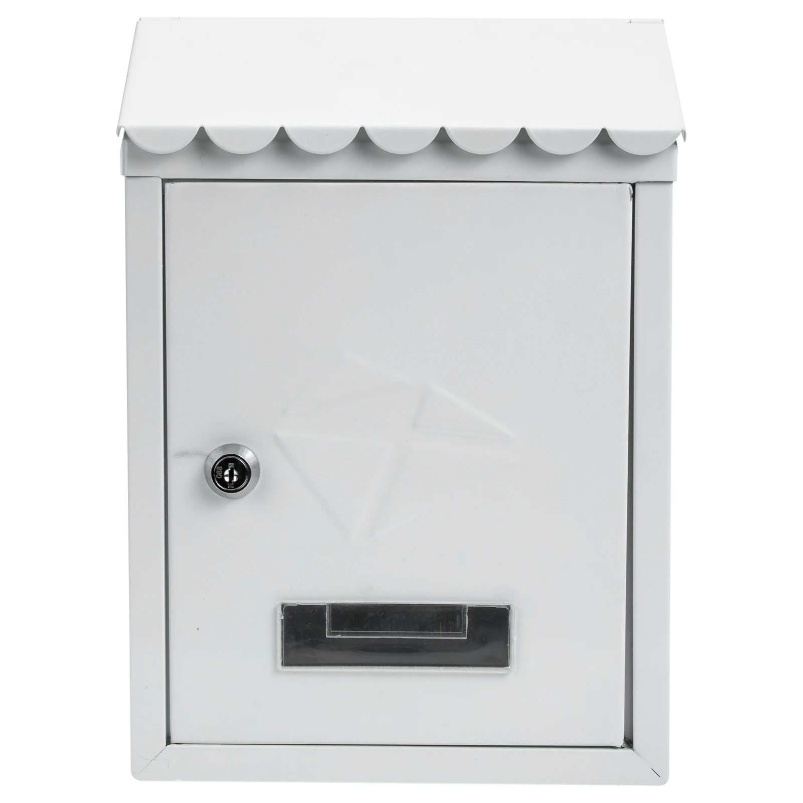 

Wall Mailbox Iron Letter Box Durable Large Capacity for Envelopes Documents Home Office Vintage Sunflower Easy Install Outdoor