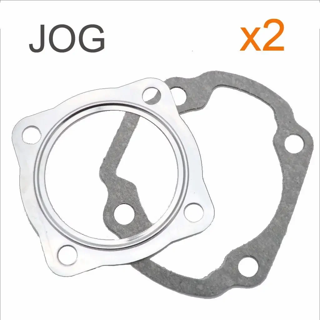 2 Sets Motorcycle Cylinder Head Gasket Set Rebuild Kit For 47mm 70cc Minarelli JOG Scooter