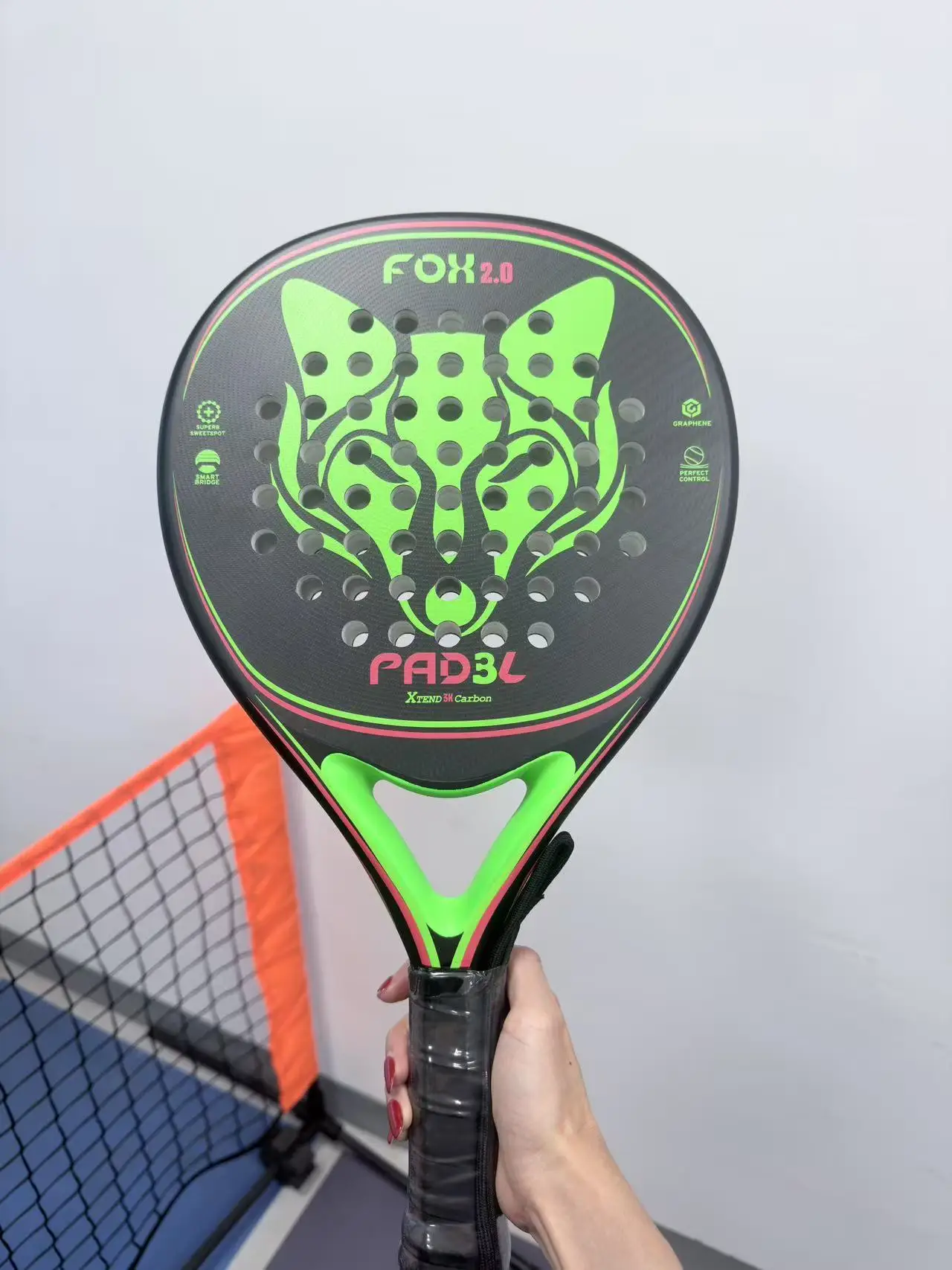 Lightweight Padel Tennis Racquet Carbon 3K EVA15 Double Tubular Frame 3D Flat Superb Sweetspot 38mm 350‑360gr Padel Racket for A