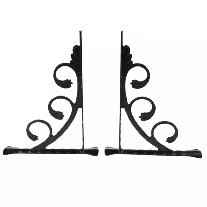 16Pcs Wall Mounted L Shaped Angle Bracket Multifuntional Brace Shelf Brackets Decorative Shelf Brackets Wall Brackets S