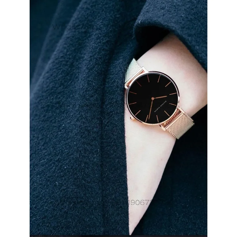 Ultra-thin Watch Women's High-end Temperament Generous Simple Female Watch Student Waterproof