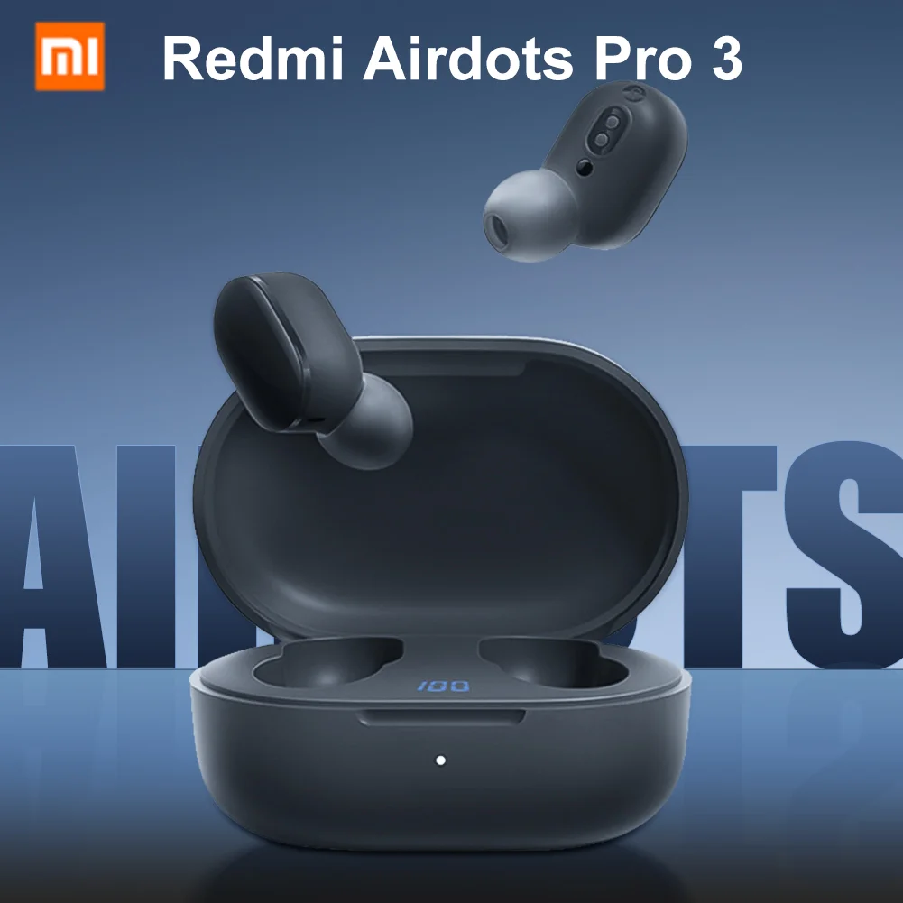 Xiaomi Airdots Pro3 auricolari Wireless sportivi con microfoni LED Power Display Headset Hifi Stereo Sound cuffie Bluetooth 5.2 TWS