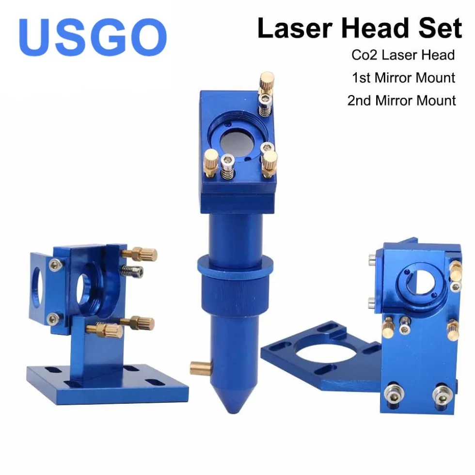 USGO K Series:CO2 Laser Head Set for 2030 4060 K40 Laser Engraving Cutting Machine