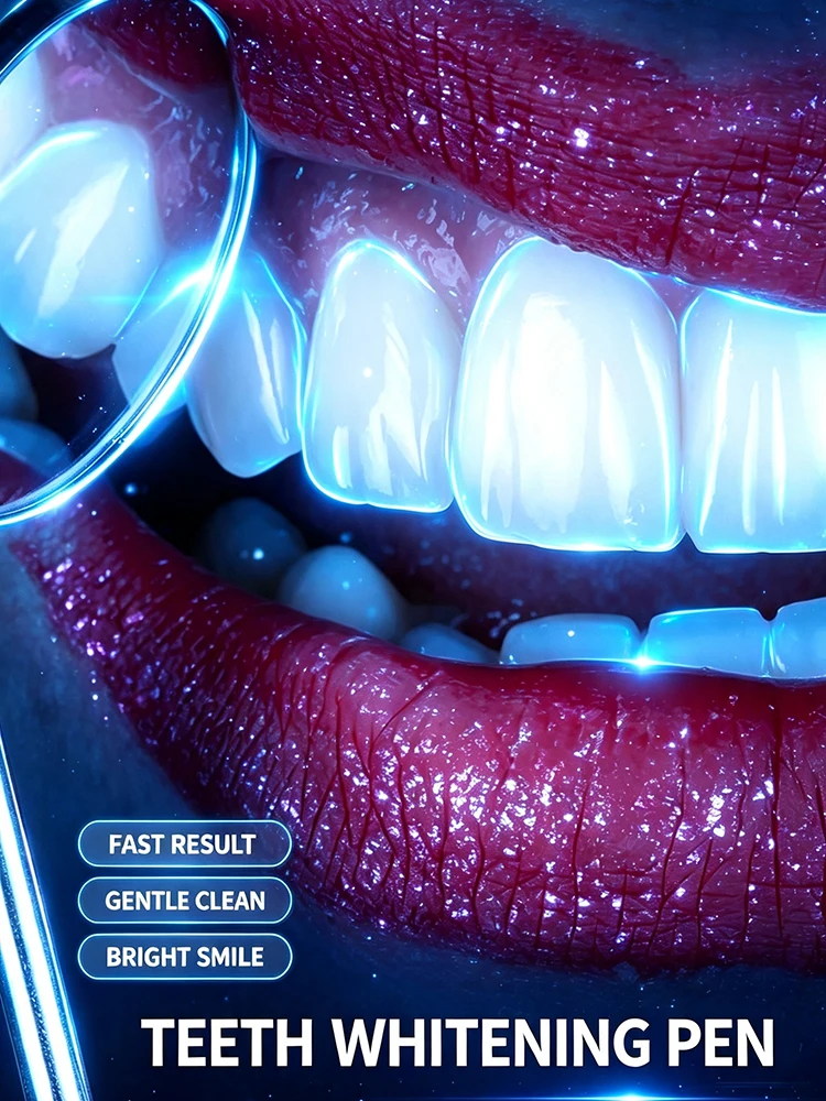 Purple Instant Teeth Whitening Pen Tartar Toothpaste Cleaning Tooth Stain No Sensitivity for a Brighter Whiter Smile Decay Care