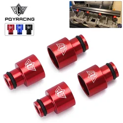 4pcs Fuel Injector Hat Fuel Nozzle Modified Auto Parts Nozzle Adapter Dedicated Fuel Flow Injector Adapter Fuel Injector