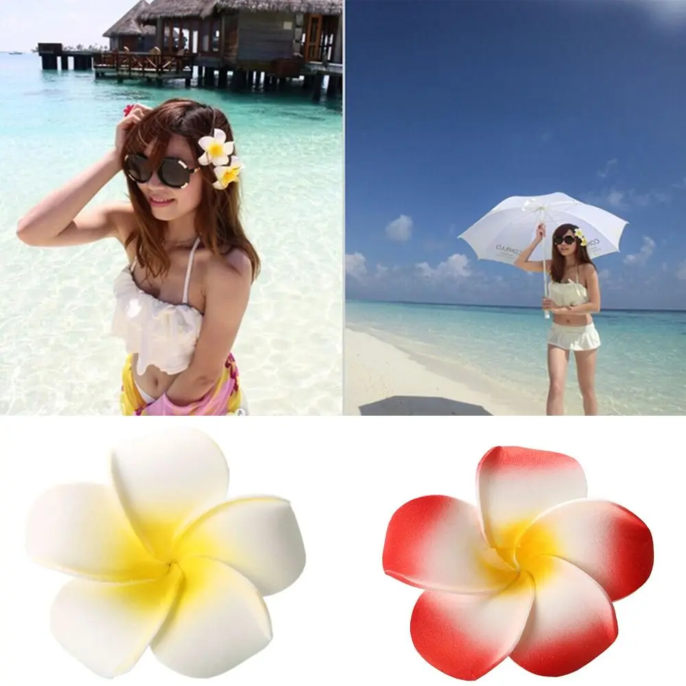 웨딩 장식 계란 꽃 헤어 클립 파티 용품 헤어 액세서리 신부 웨딩 파티 해변 휴가를위한 헤어 바레트