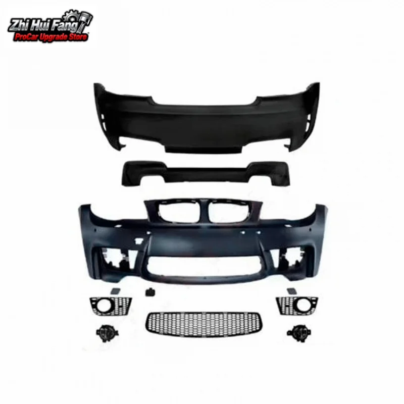 

Подходит для Bmw 1 серии Uqgrade, передний и задний бампер E82 E87, комплект кузова в стиле 1 м, обновление для преобразования автомобиля