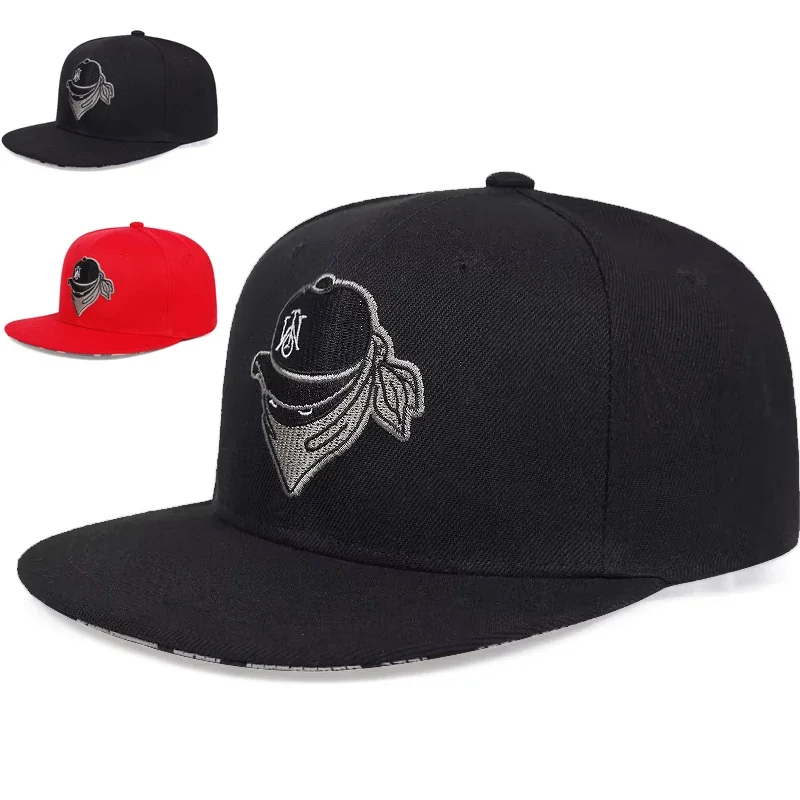 Unisex Masked Embroidery Hip-hop Hats Spring And Autumn Outd